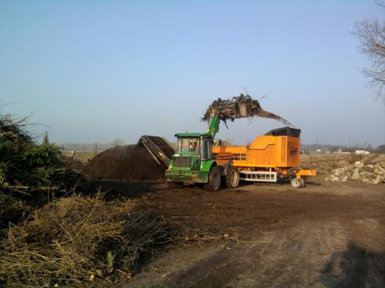 Broyage de nos déchets verts